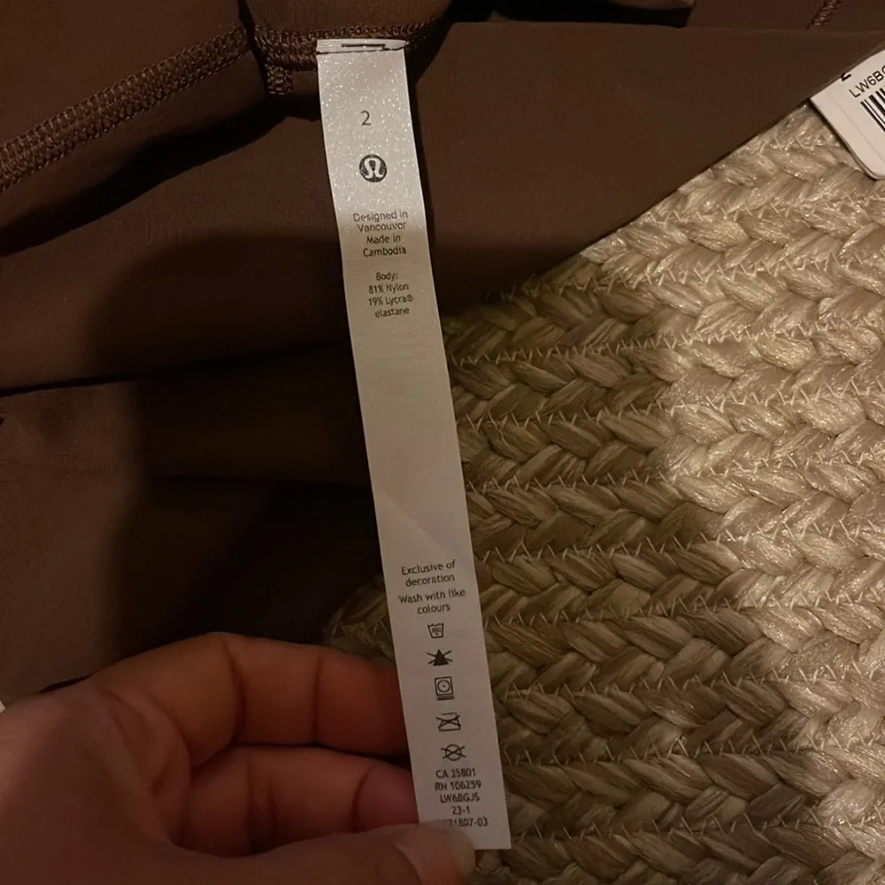 NWT lululemon align 23” in Java
